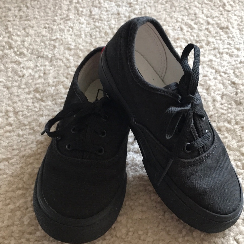 Like New Black Toddler Vans